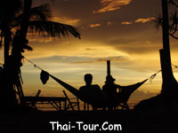 Sunset at Klong Khong Beach
